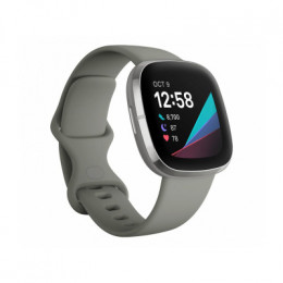 Смарт-годинник Fitbit Sense Silver Sage Grey (FB512SRSG)