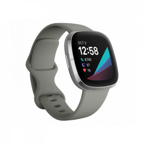 Смарт-годинник Fitbit Sense Silver Sage Grey (FB512SRSG) Купити в Україні