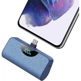 Універсальна батарея QTshine HX45K8 5200mAh, USB C Blue