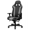 Крісло DXRacer King (GC-K99-NG-A3-01-NVF) (чорне-сіре) PU, алюмінієва основа Купити в Україні