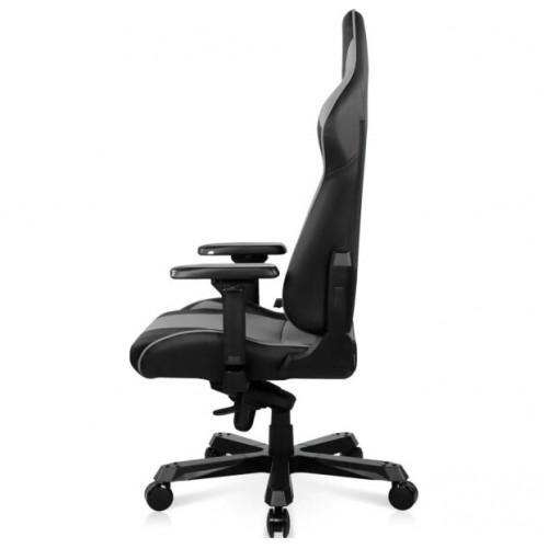 Крісло DXRacer King (GC-K99-NG-A3-01-NVF) (чорне-сіре) PU, алюмінієва основа Купити в Україні