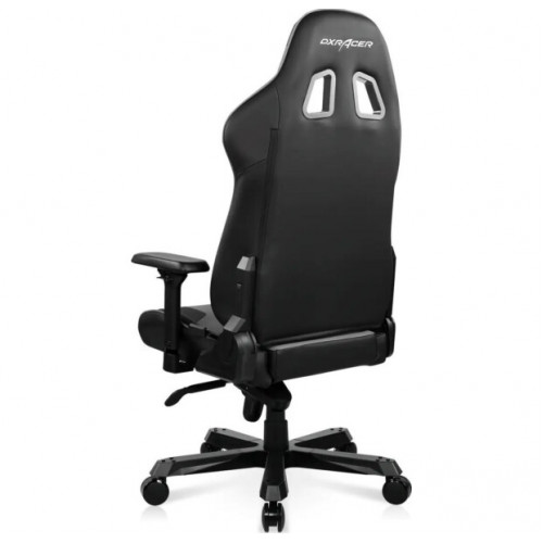 Крісло DXRacer King (GC-K99-NG-A3-01-NVF) (чорне-сіре) PU, алюмінієва основа Купити в Україні