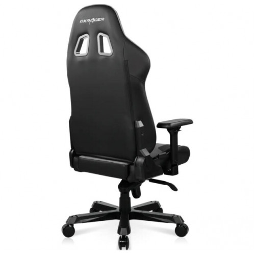 Крісло DXRacer King (GC-K99-NG-A3-01-NVF) (чорне-сіре) PU, алюмінієва основа Купити в Україні