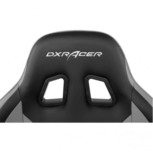 Крісло DXRacer King (GC-K99-NG-A3-01-NVF) (чорне-сіре) PU, алюмінієва основа Купити в Україні