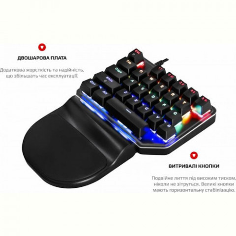 Клавіатура Motospeed K27 Outemu Red (mtk27mr) Black USB