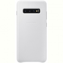 Чохол-накладка Samsung Leather Cover для Samsung Galaxy S10+ SM-G975 White (EF-VG975LWEGRU)