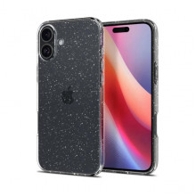 Чохол Spigen Liquid Crystal Glitter для iPhone 16 Crystal Quartz (ACS08192)