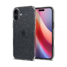 Чохол Spigen Liquid Crystal Glitter для iPhone 16 Crystal Quartz (ACS08192)