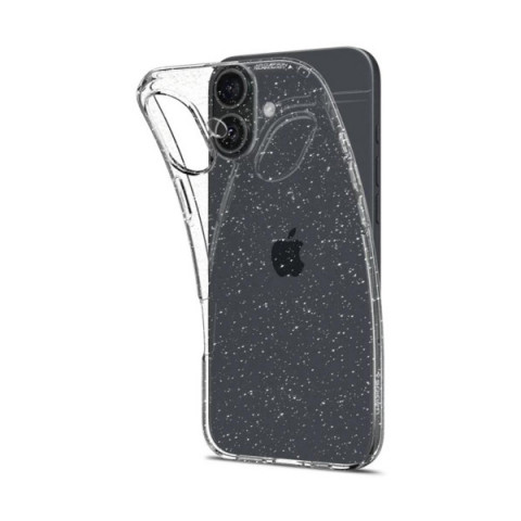 Чохол Spigen Liquid Crystal Glitter для iPhone 16 Crystal Quartz (ACS08192)
