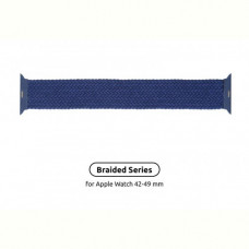 Ремінець Armorstandart Braided Solo Loop для Apple Watch 42mm/44mm/45mm/49mm Atlantic Blue Size 10 (172 mm) (ARM58080)