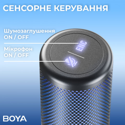 Мікрофон конденсаторний BOYA K3-02 RGB Black Купити в Україні