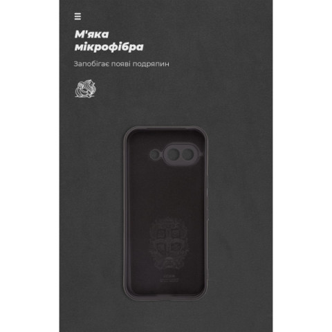 Чохол ArmorStandart ICON для Google Pixel 9a Camera cover Black (ARM83646)