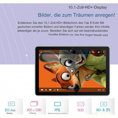 Планшет Blackview Tab 8 Kids 4/128GB Pudding Pink (6931548313038)