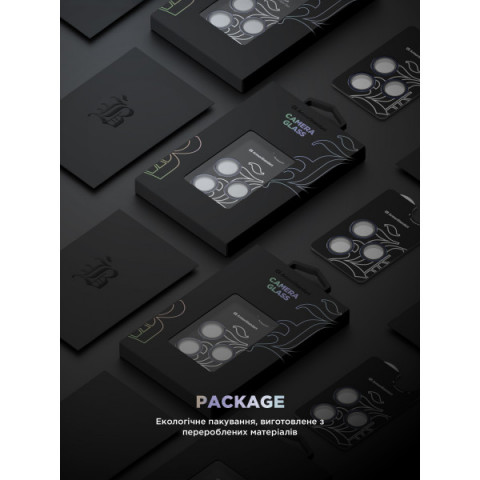 Захисне скло для камери ArmorStandart Supreme Black Icon для iPhone 15 Pro/15 Pro Max Blue Titanium (ARM76594)