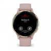 Смарт-годинник Garmin Venu 3s Soft Gold Stainless Steel Bezel with Dust Rose Case and Silicone Band (010-02785-53)