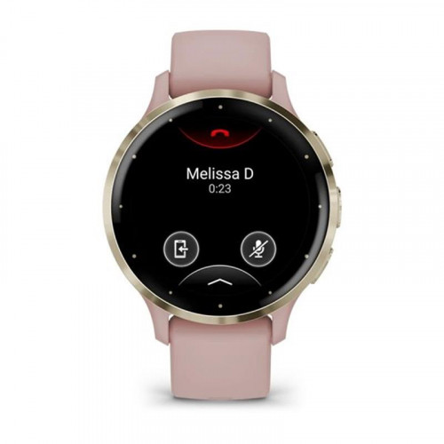 Смарт-годинник Garmin Venu 3s Soft Gold Stainless Steel Bezel with Dust Rose Case and Silicone Band (010-02785-53)