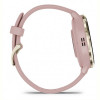 Смарт-годинник Garmin Venu 3s Soft Gold Stainless Steel Bezel with Dust Rose Case and Silicone Band (010-02785-53)