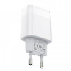 Зарядний пристрій Hoco C72A Glorious (1USB, 2.1А) White (6931474712998) + кабель Lightning