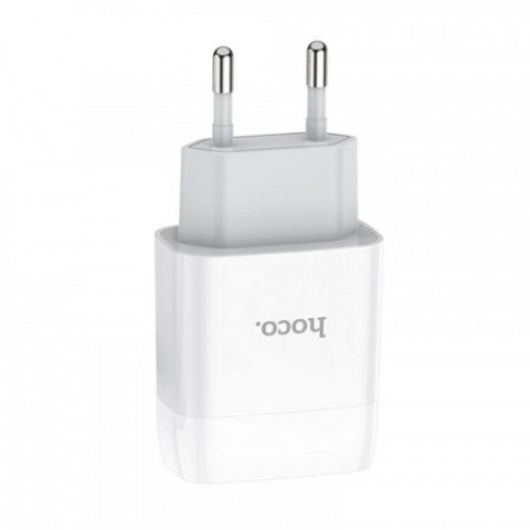 Зарядний пристрій Hoco C72A Glorious (1USB, 2.1А) White (6931474712998) + кабель Lightning