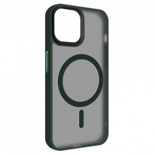 Чохол ArmorStandart Uniq Magsafe для Apple iPhone 14 Dark Green (ARM75324)