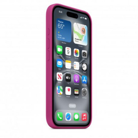 Чохол Apple iPhone 16 Silicone Case with MagSafe Fuchsia (MYY53)