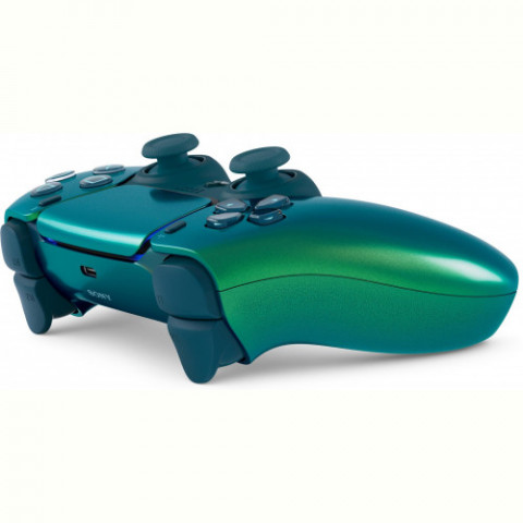 Геймпад бездротовий Sony PlayStation 5 DualSense Chrome Teal (1000050603)