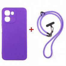 Чохол-накладка Dengos для Oppo A6x/A6k 4G Violet (DG-KM-CCRB-59) + ремінець