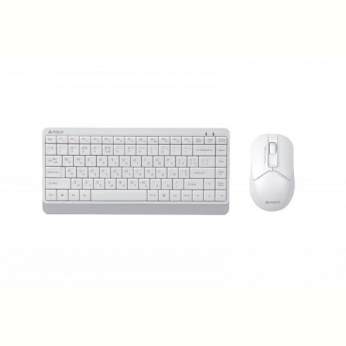Комплект (клавіатура, мишка) бездротовий A4Tech FG1112S White USB
