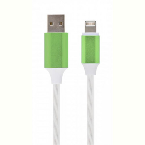 Кабель Cablexpert (CC-USB-8PLED-1M), USB 2.0 - Lightning, 1м, білий
