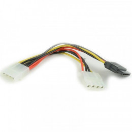 Кабель Molex female to Molex male + Serial ATA power cable