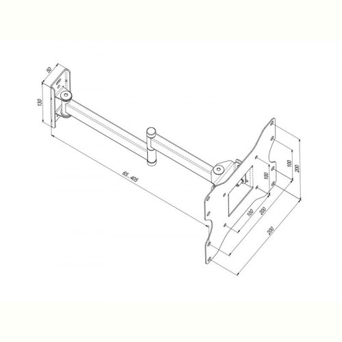 Кронштейн KSL Simpler 27ET (VESA200х200)