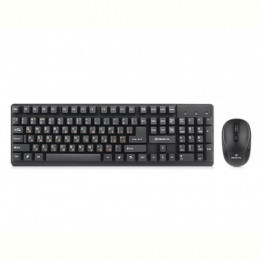 Комплект (клавіатура, мишка) бездротовий REAL-EL Standard 550 Kit Black USB