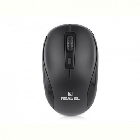 Комплект (клавіатура, мишка) бездротовий REAL-EL Standard 550 Kit Black USB