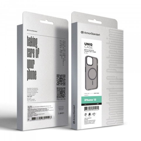 Чохол ArmorStandart Uniq Magsafe для Apple iPhone 13 Grey (ARM75285)