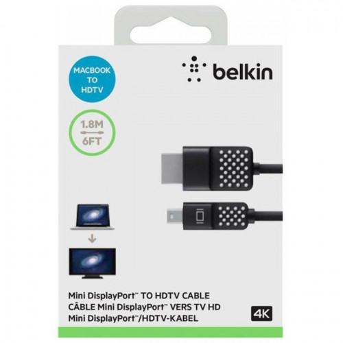 Кабель Belkin Mini DisplayPort - HDMI Black 1.8 м (F2CD080bt06)