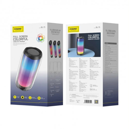 Акустична система Foneng BL15 Full Screen Colorful Bluetooth Speaker (BL12-BS-M)