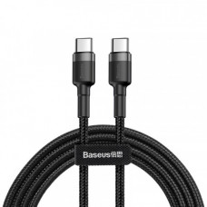 Кабель Baseus Cafule USB-C-USB-C, PD2.0 60W 2м Black/Grey (CATKLF-HG1)
