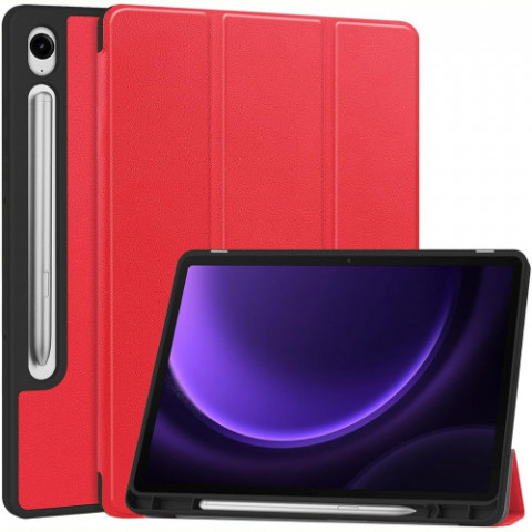 Чохол-книжка BeCover Flexible TPU Mate для Samsung Galaxy Tab S9 (SM-X710/SM-X716)/S9 FE (SM-X510/SM-X516B) Red (712531)