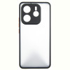 Чохол-накладка Dengos Matt для Xiaomi Redmi Note 14 Pro Black (DG-KM-128) + захисне скло