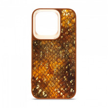Чохол Harder Nagas для Apple iPhone 15 Pro Brown (ARM76740)