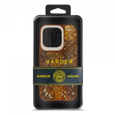 Чохол Harder Nagas для Apple iPhone 15 Pro Brown (ARM76740)