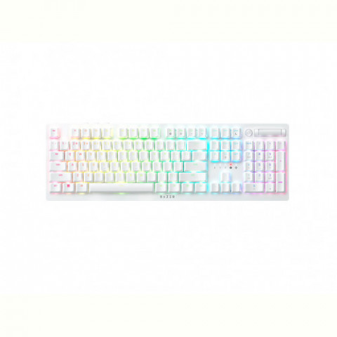 Клавіатура бездротова Razer DeathStalker V2 Pro Wireless Purple Switch (RZ03-04363500-R3M1) White USB