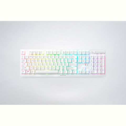Клавіатура бездротова Razer DeathStalker V2 Pro Wireless Purple Switch (RZ03-04363500-R3M1) White USB