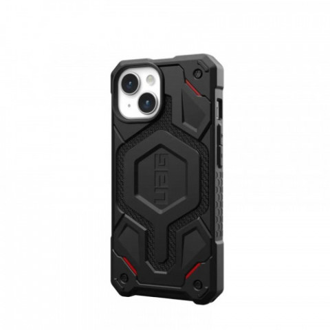 Чохол-накладка Urban Armor Gear Monarch Pro Magsafe для Apple iPhone 15 Kevlar Black (114219113940)