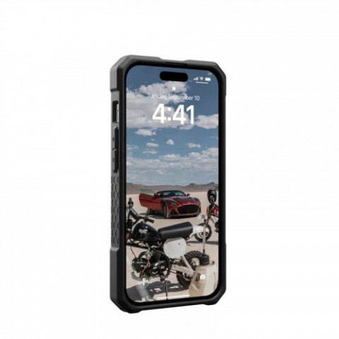 Чохол-накладка Urban Armor Gear Monarch Pro Magsafe для Apple iPhone 15 Kevlar Black (114219113940)