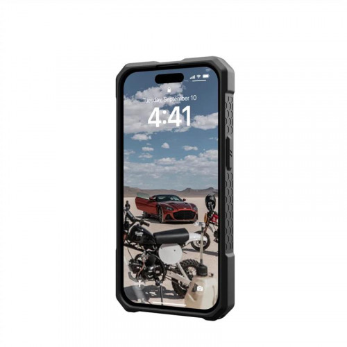 Чохол-накладка Urban Armor Gear Monarch Pro Magsafe для Apple iPhone 15 Kevlar Black (114219113940)