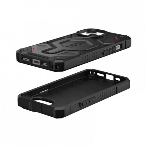 Чохол-накладка Urban Armor Gear Monarch Pro Magsafe для Apple iPhone 15 Kevlar Black (114219113940)
