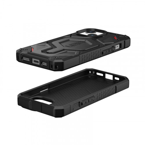 Чохол-накладка Urban Armor Gear Monarch Pro Magsafe для Apple iPhone 15 Kevlar Black (114219113940)