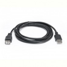 Кабель REAL-EL Pro USB2.0 AM-AF 2M чорний