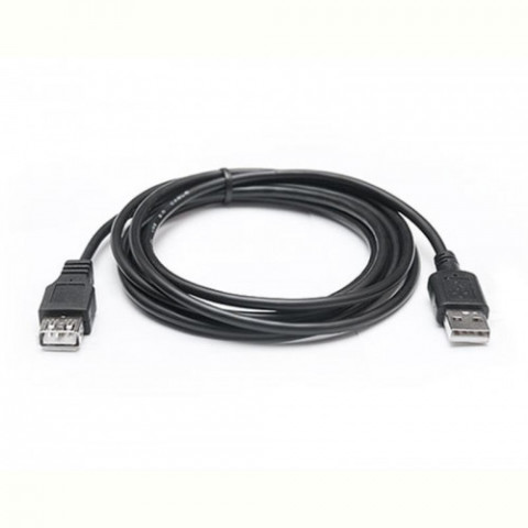 Кабель REAL-EL Pro USB2.0 AM-AF 2M чорний